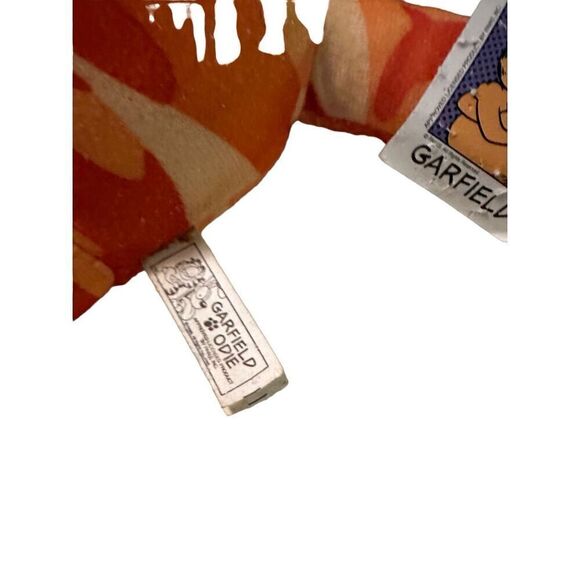 Vintage Y2K Garfield Push with Tags Camouflage Look 13” Retro - Picture 6 of 11